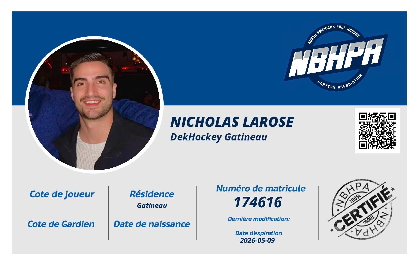 Nicholas Larose