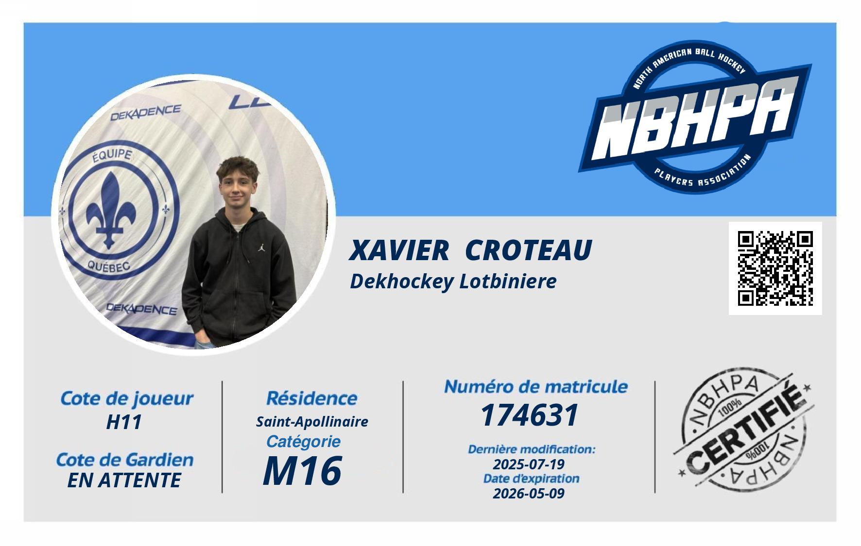 Xavier  Croteau 