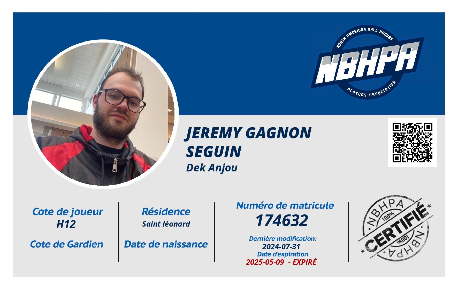 Jeremy Gagnon Seguin