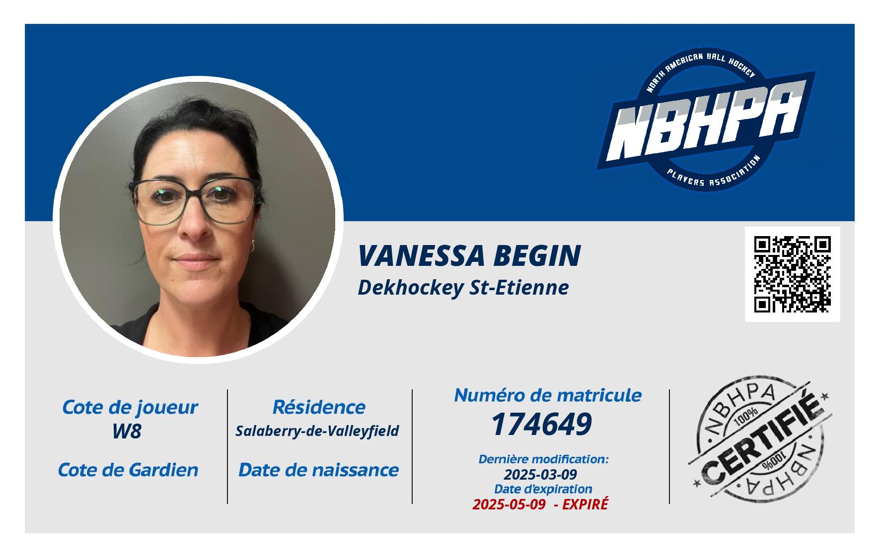 Vanessa Begin 