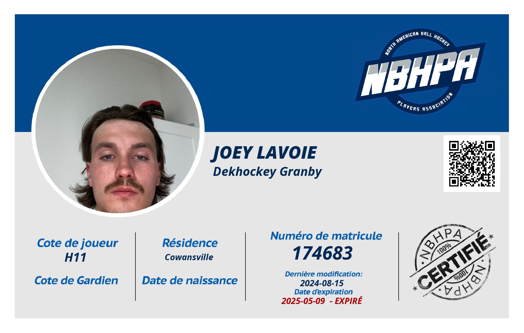 Joey Lavoie
