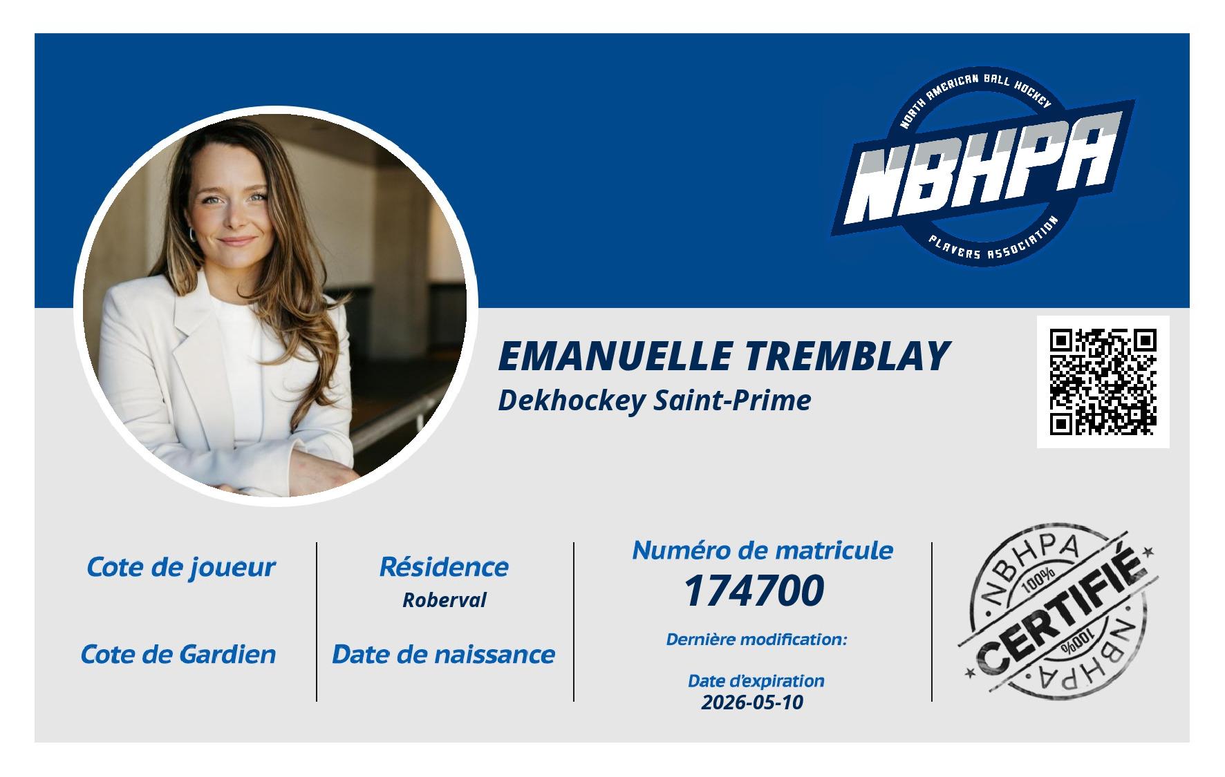 Emanuelle Tremblay