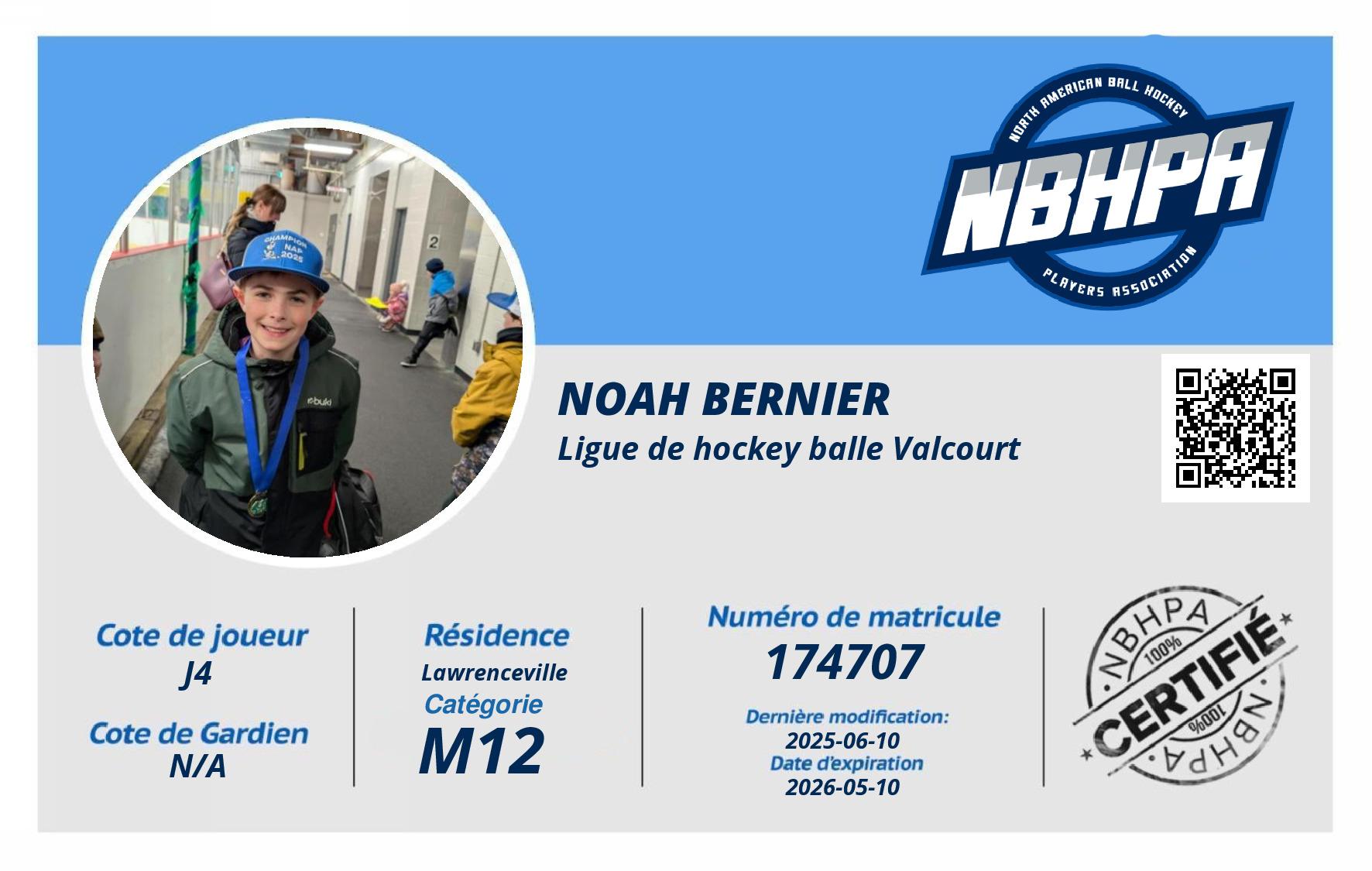 Noah Bernier
