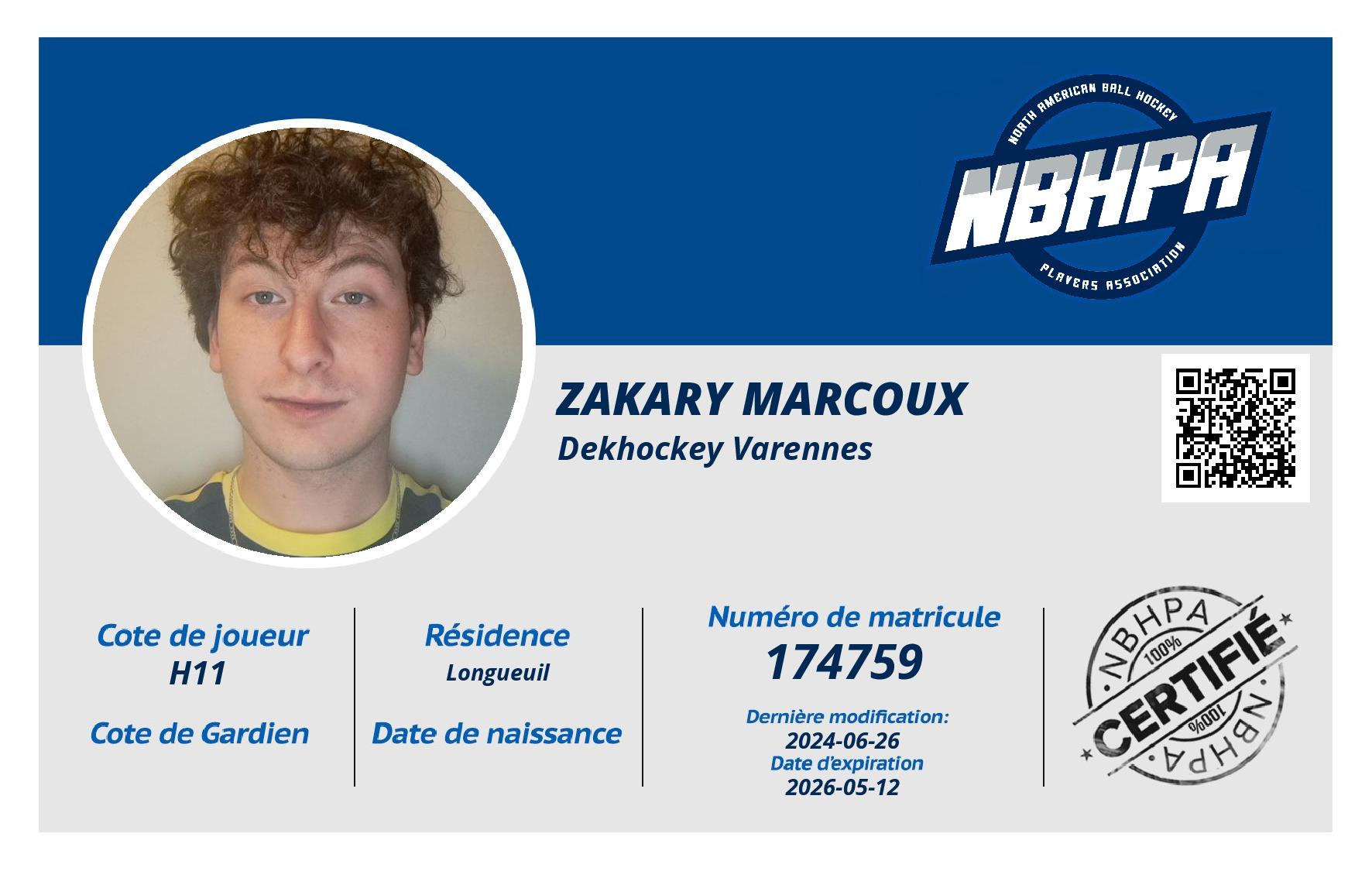 Zakary Marcoux