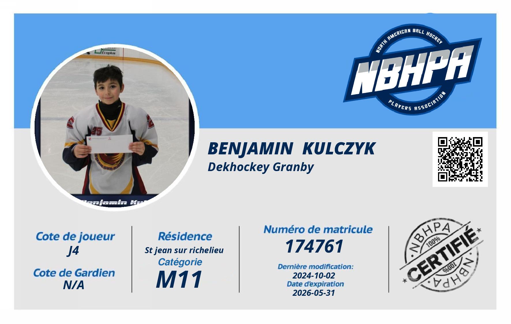 Benjamin  Kulczyk 