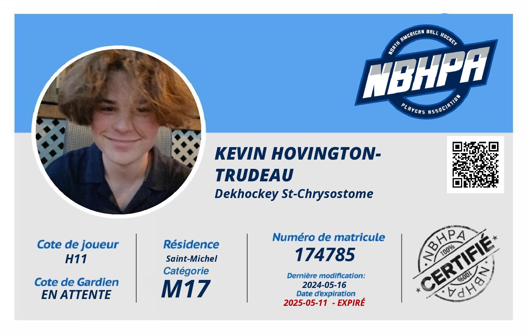 Kevin Hovington-Trudeau