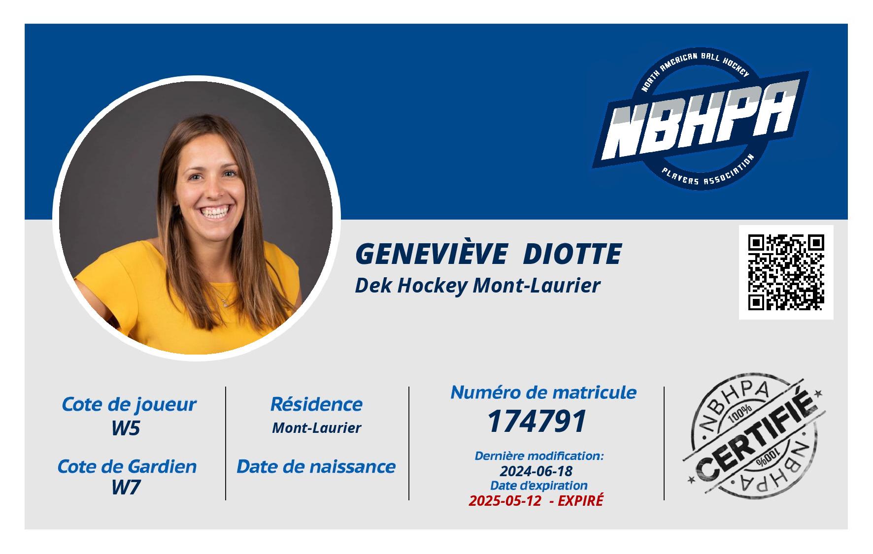 Geneviève  Diotte