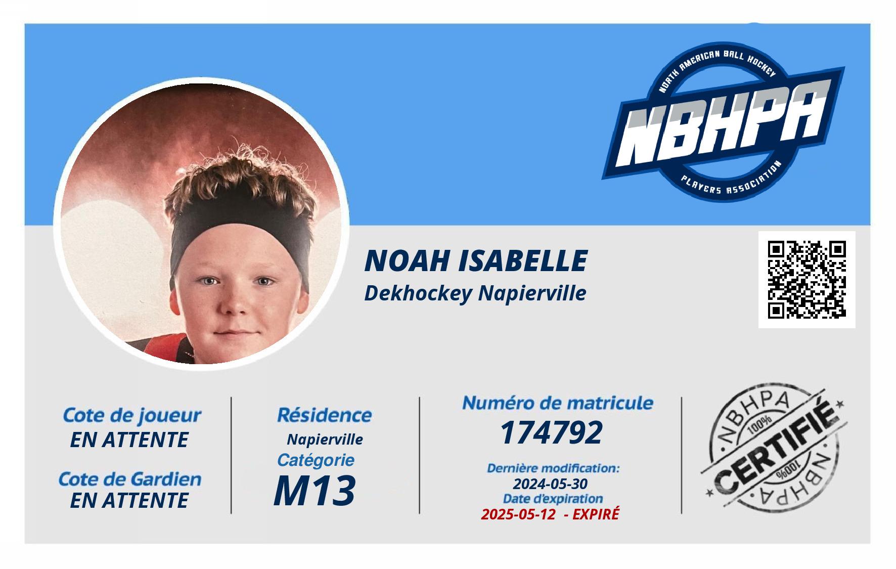 Noah Isabelle