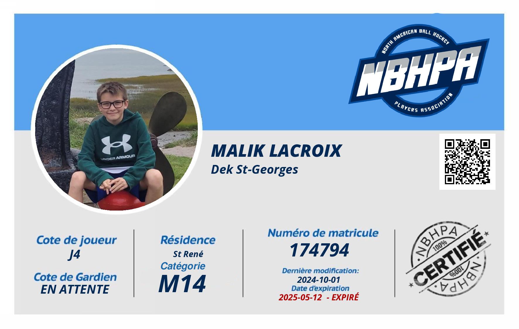 Malik Lacroix 
