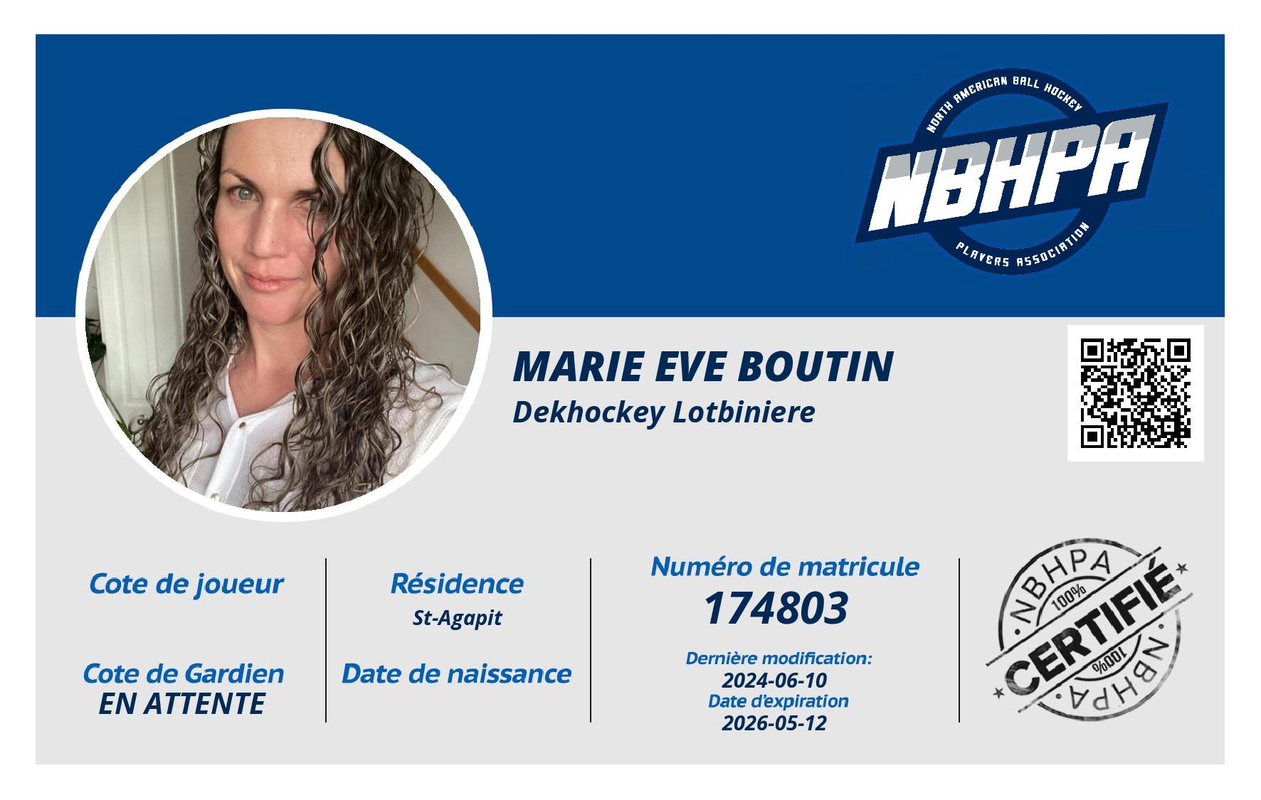 Marie Eve Boutin