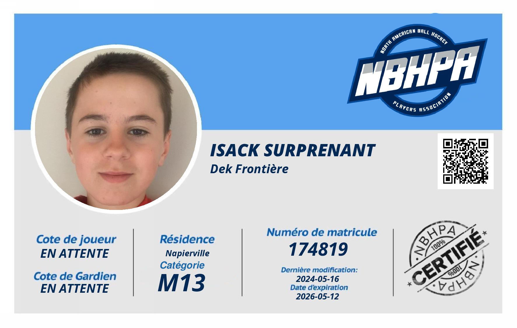 Isack Surprenant 