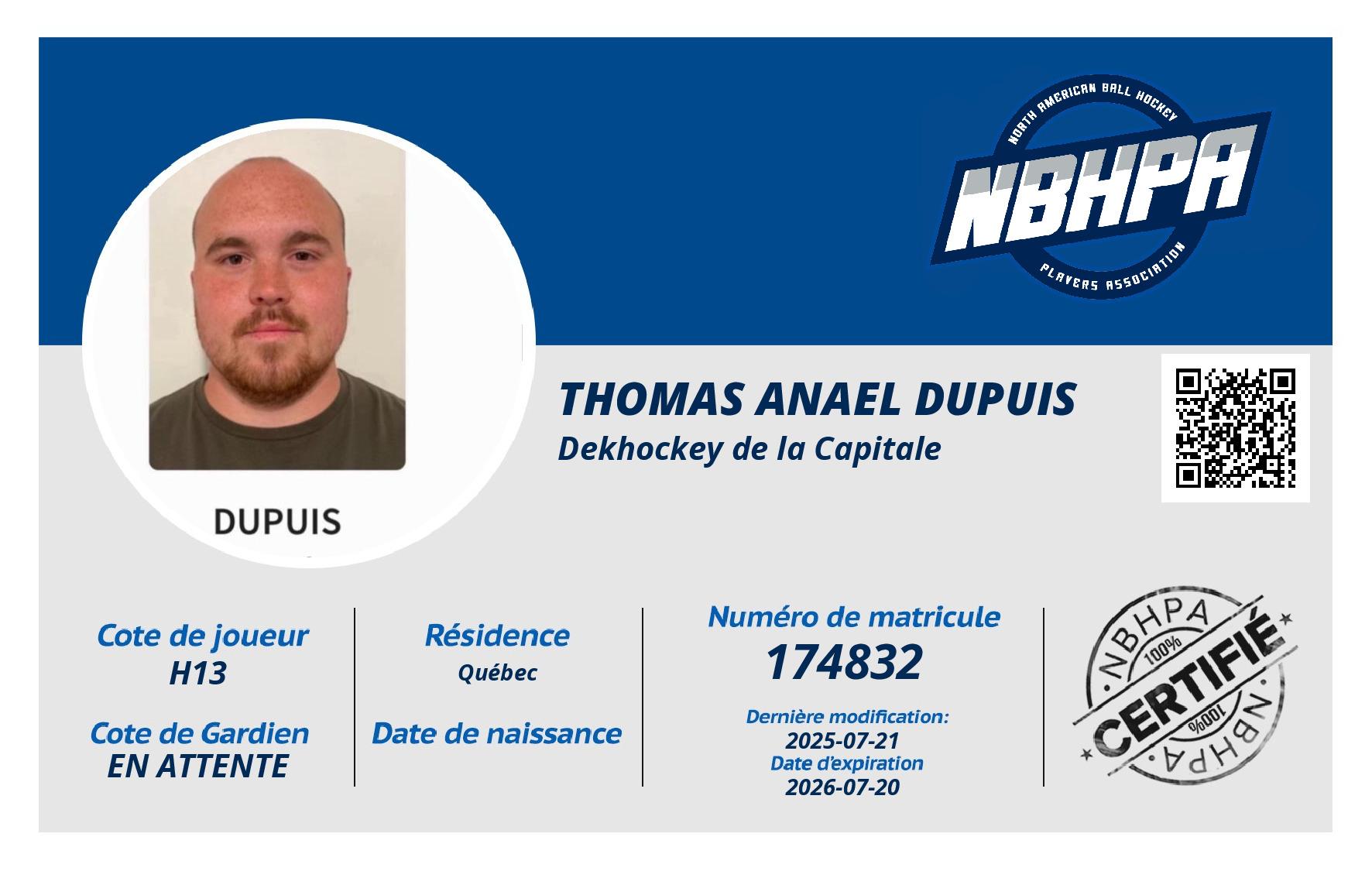 Thomas Anael Dupuis