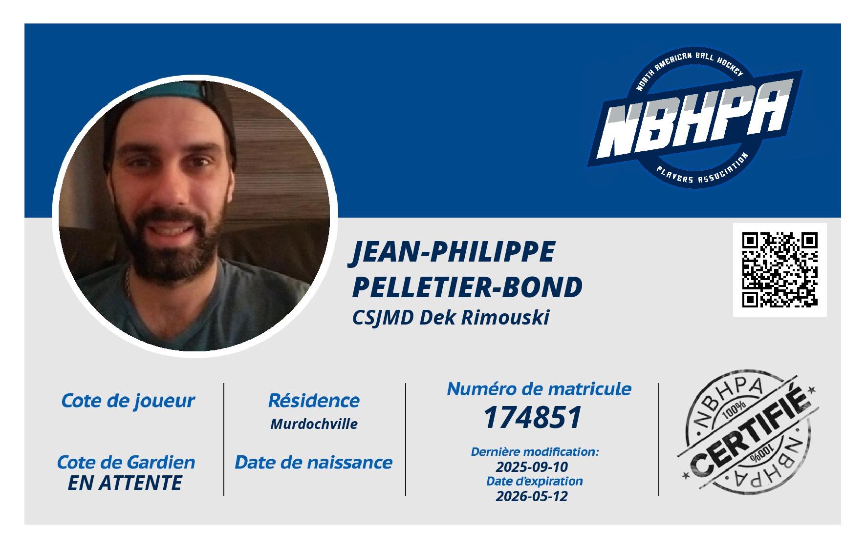 Jean-philippe Pelletier-Bond