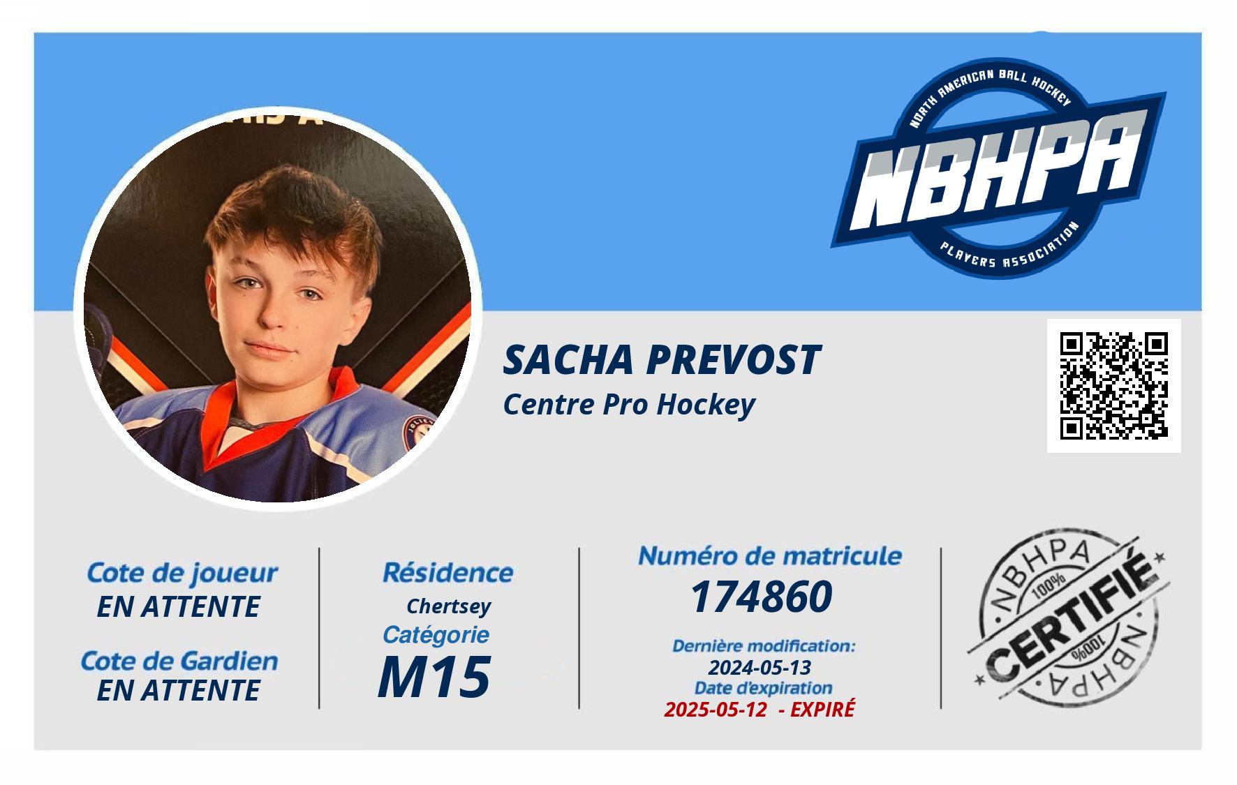 Sacha Prevost