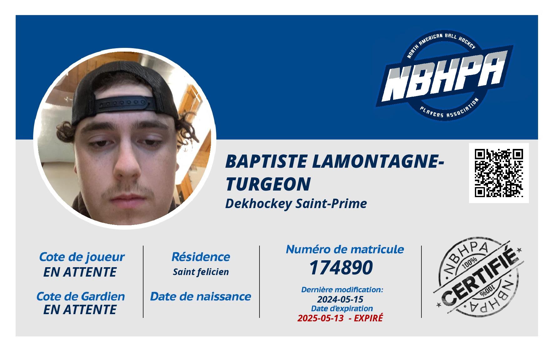 Baptiste Lamontagne-Turgeon