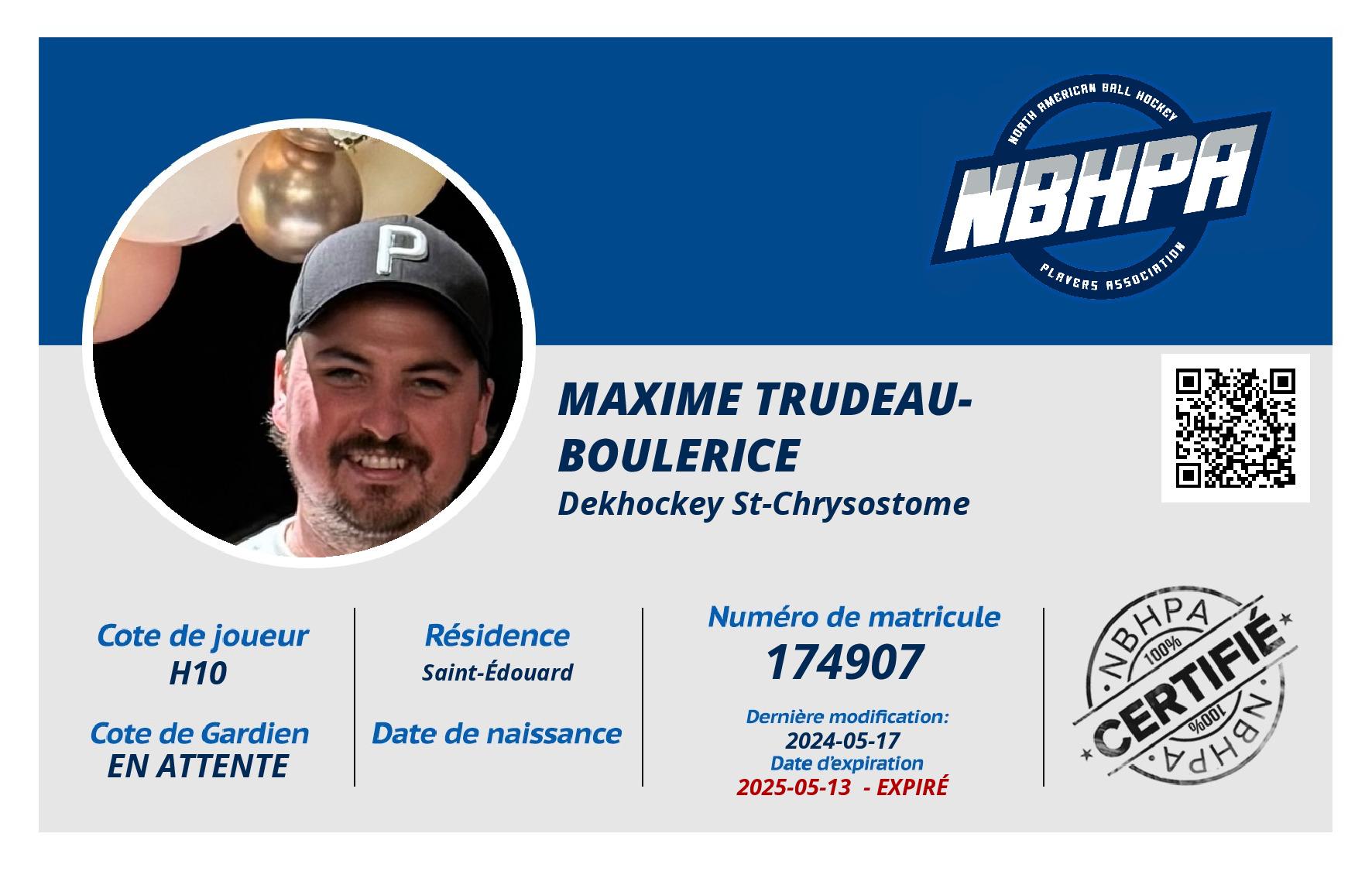 Maxime Trudeau-Boulerice