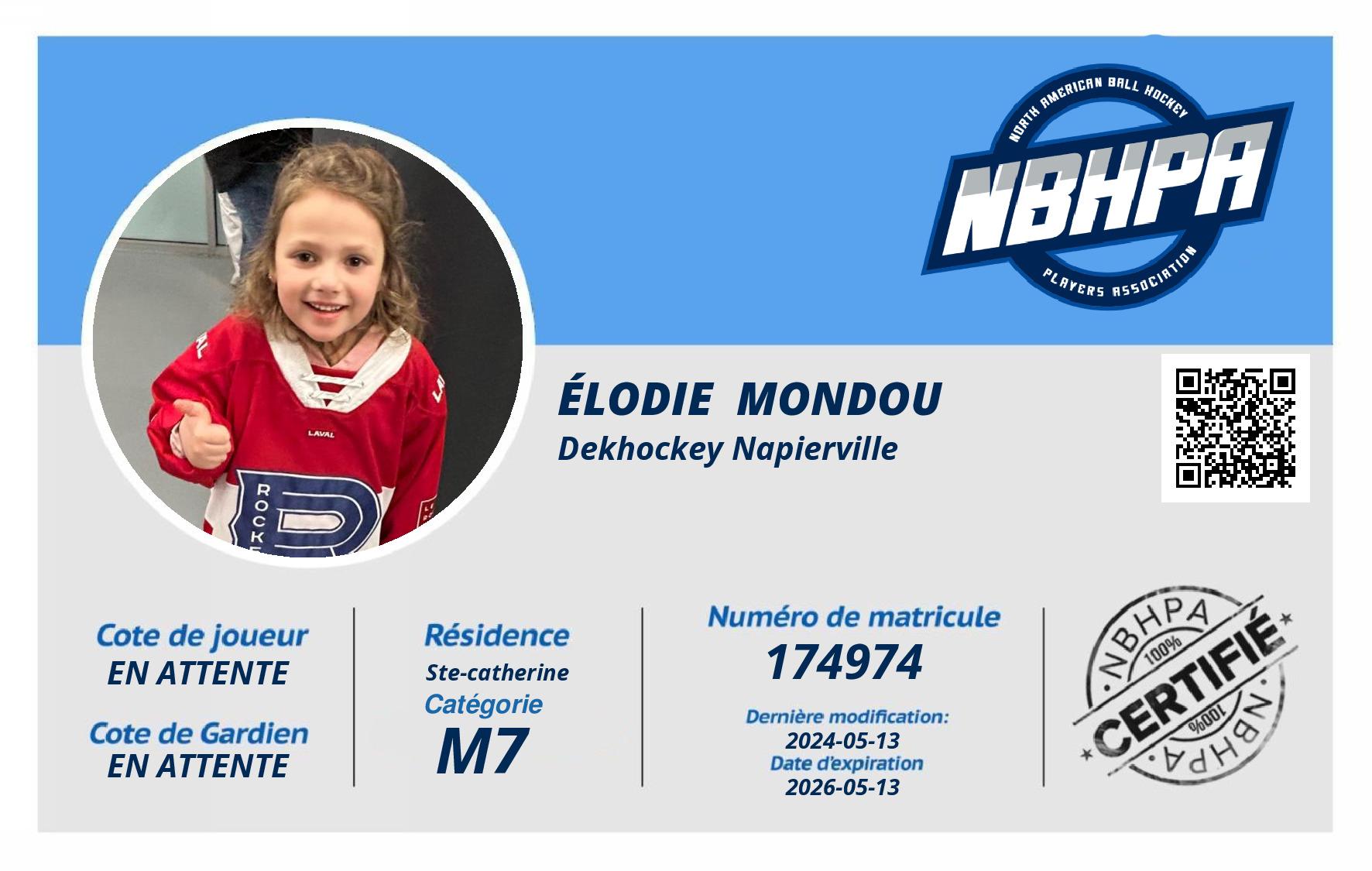 Élodie  Mondou