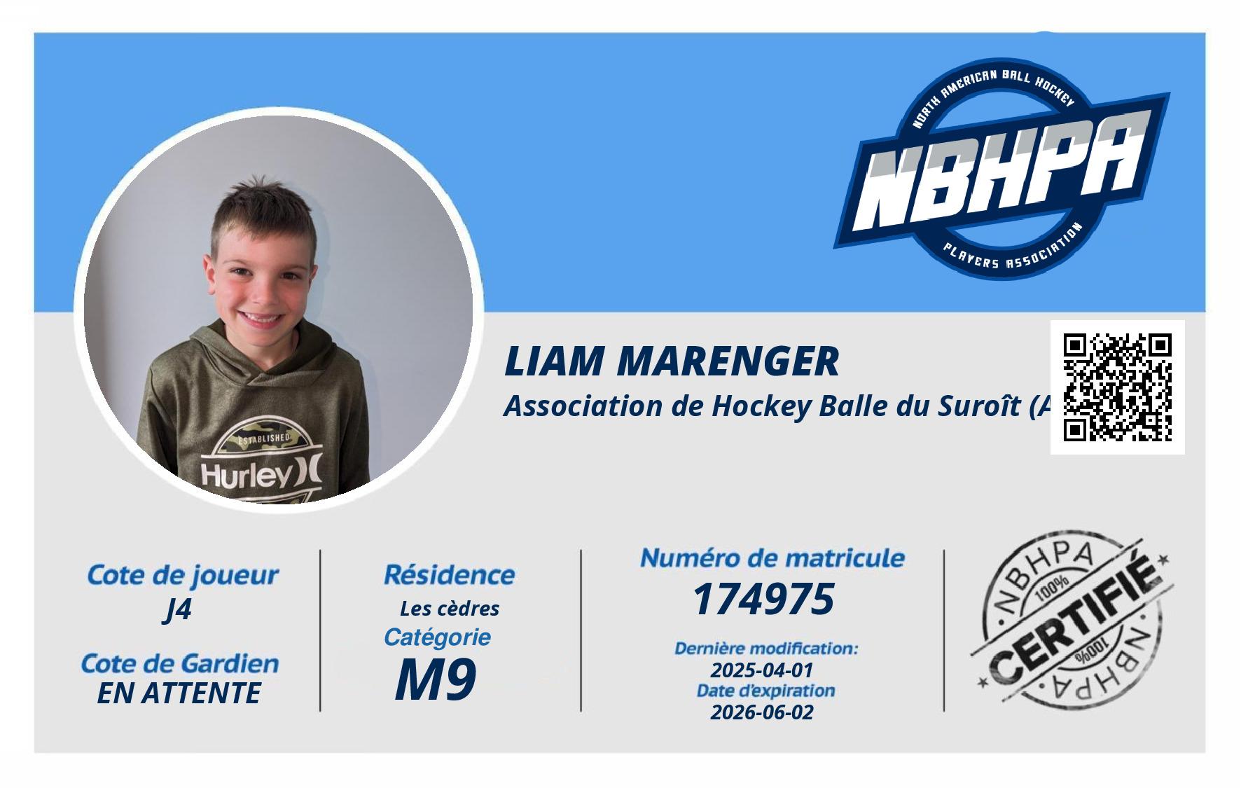 Liam Marenger