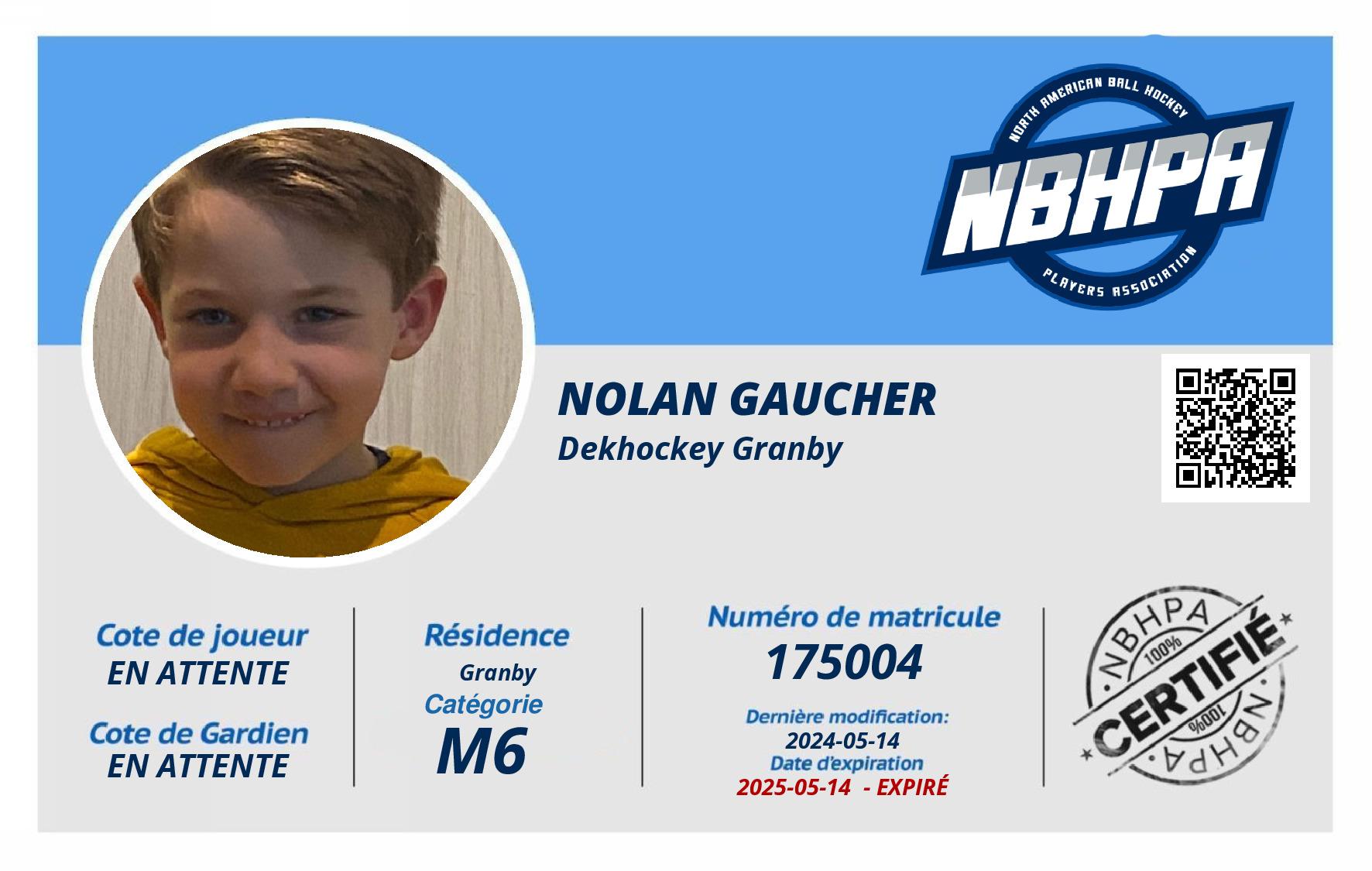 Nolan Gaucher