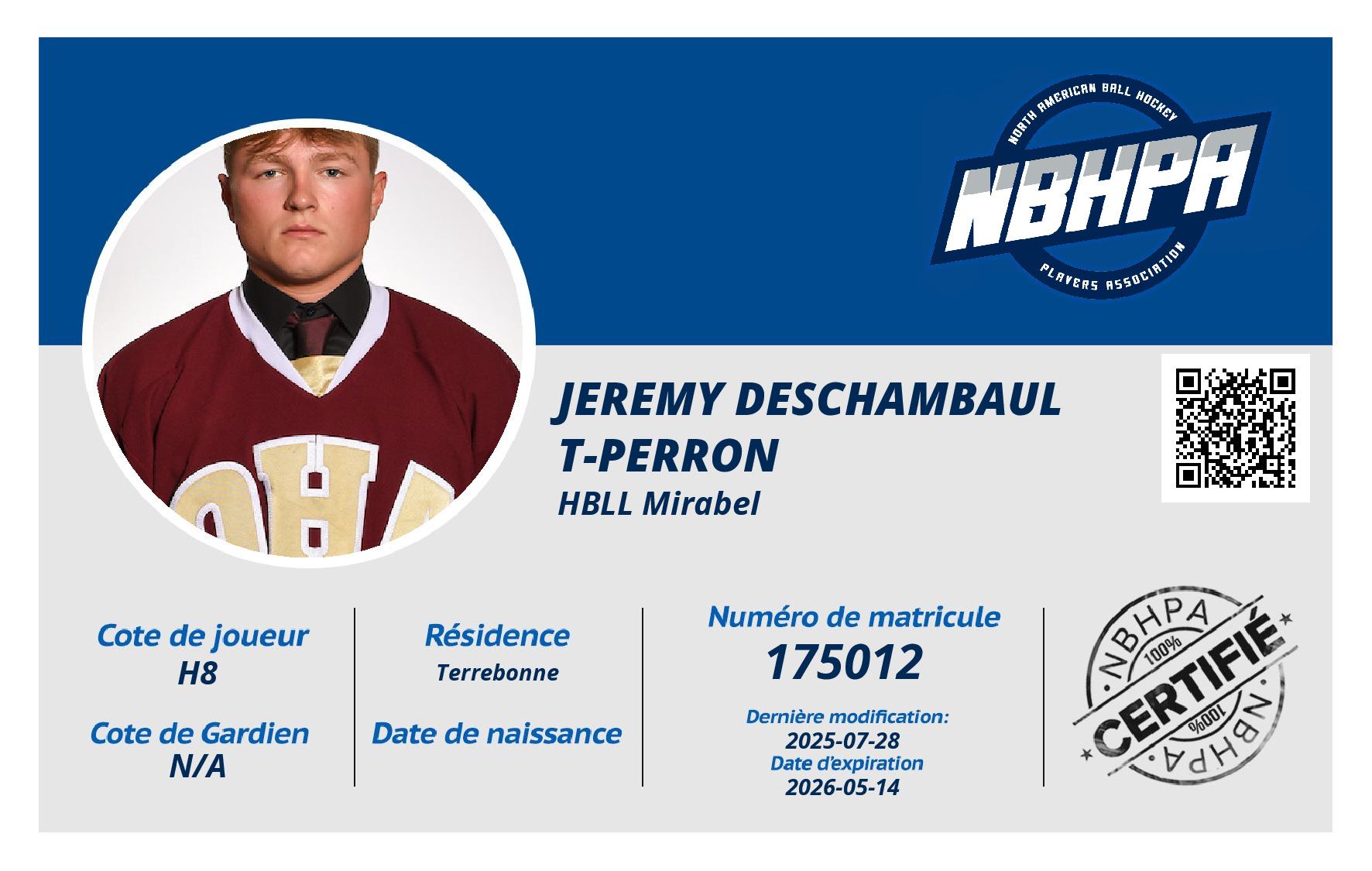 Jeremy Deschambault-Perron