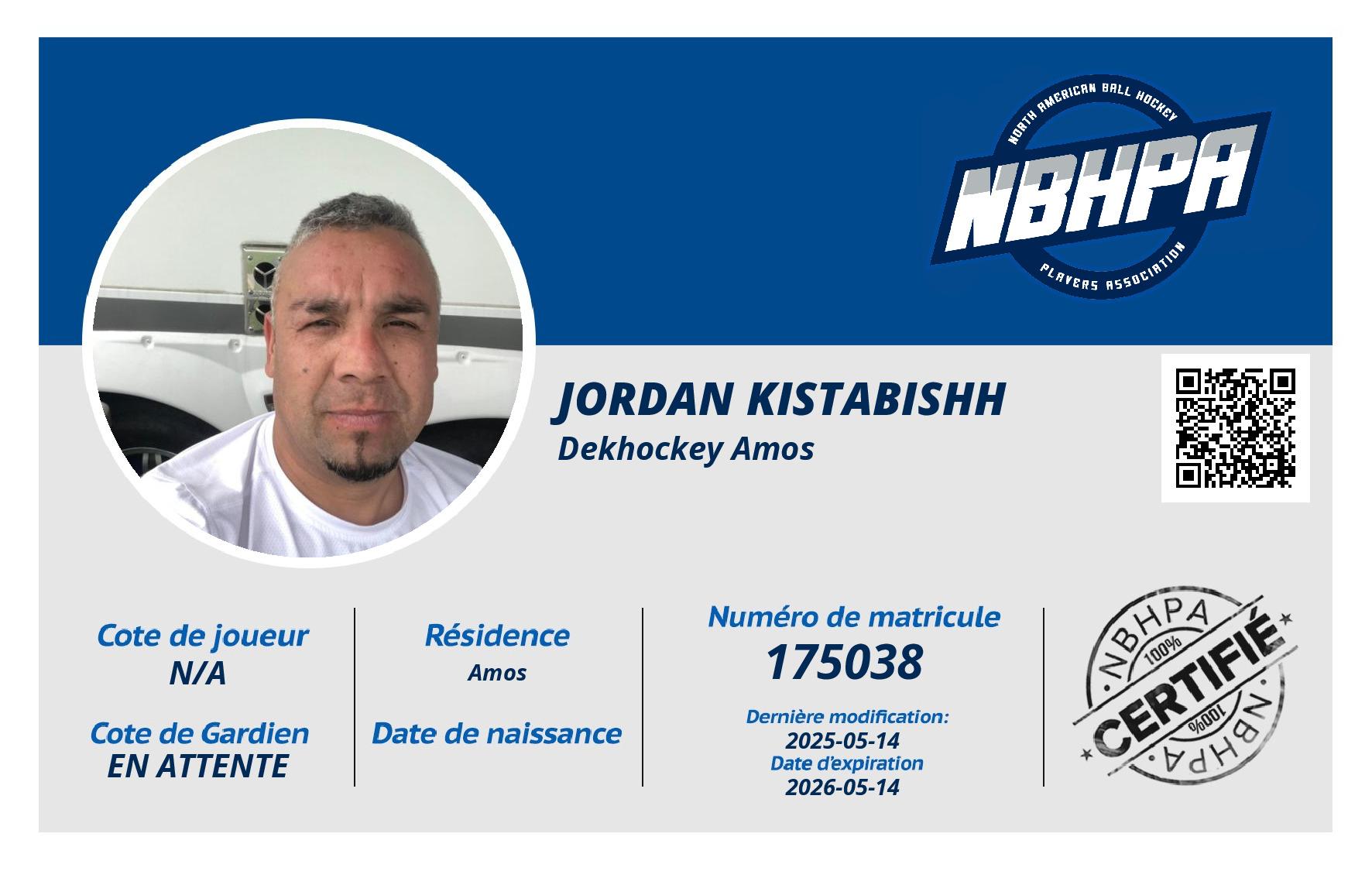 Jordan Kistabishh