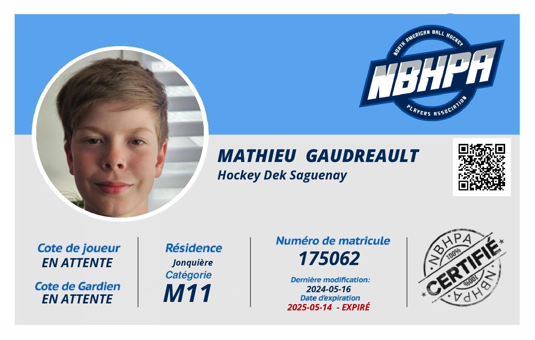 Mathieu  Gaudreault 