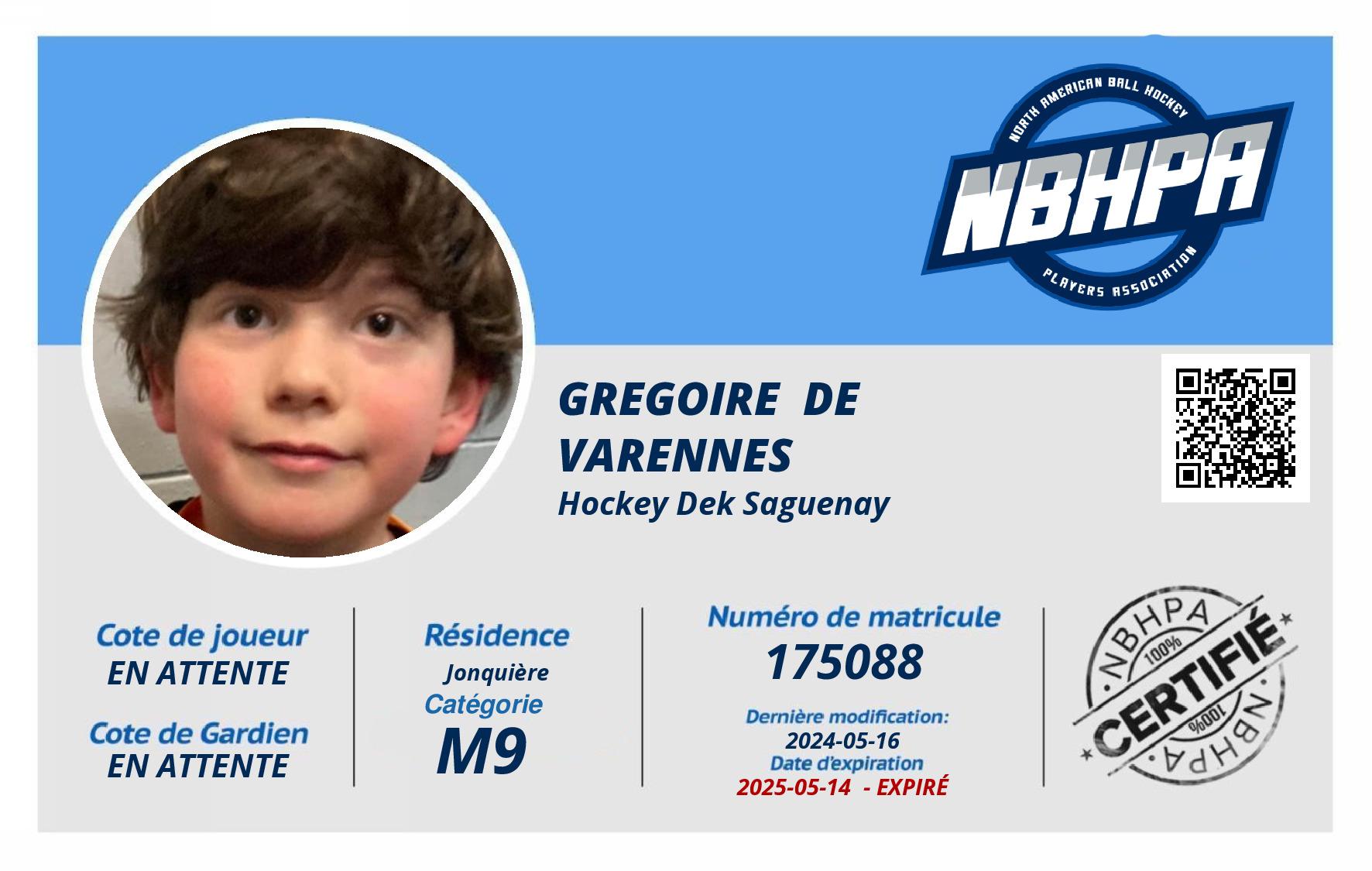 Gregoire  De Varennes