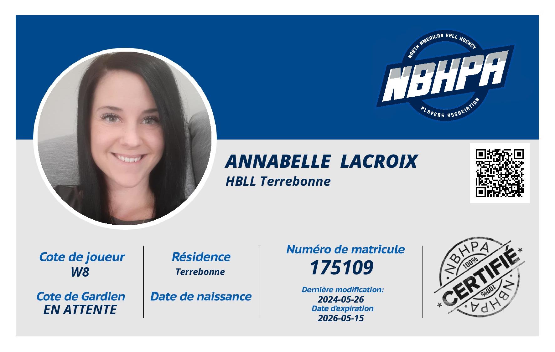 Annabelle  Lacroix