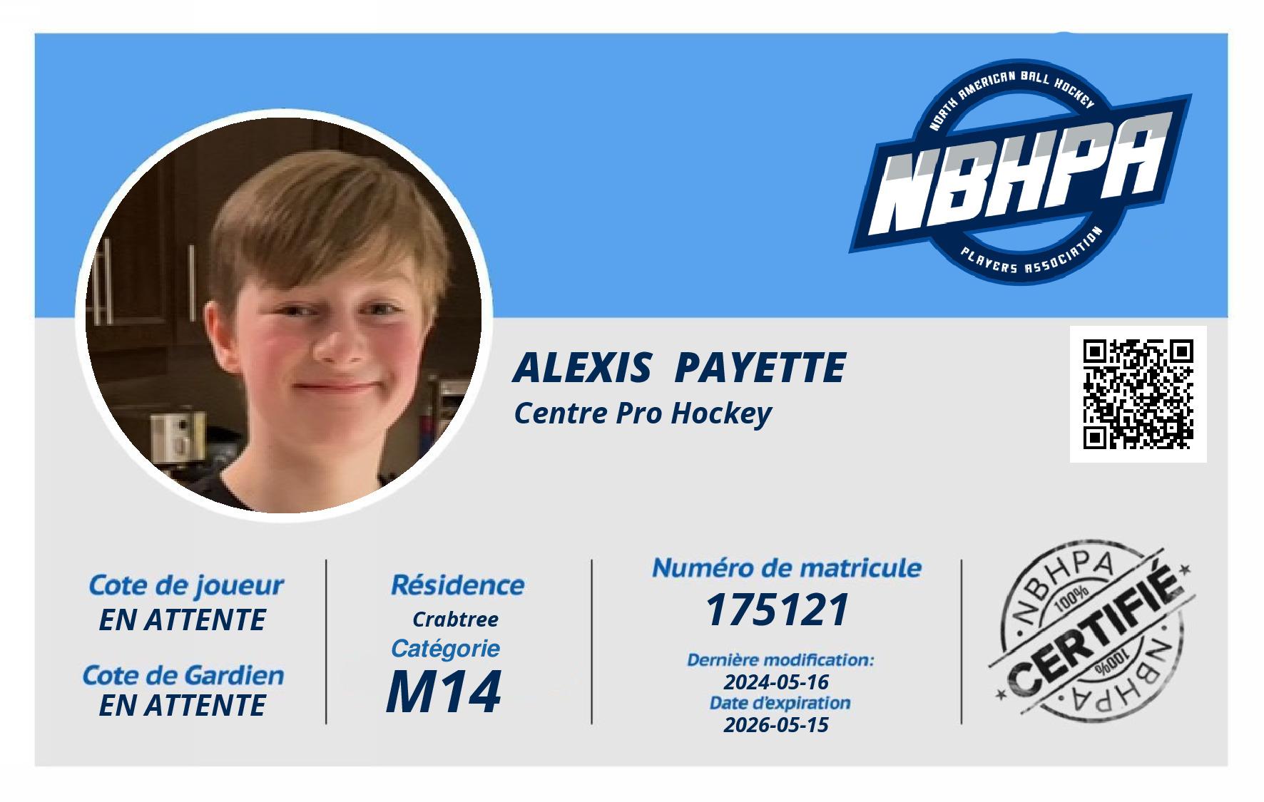 Alexis  Payette 