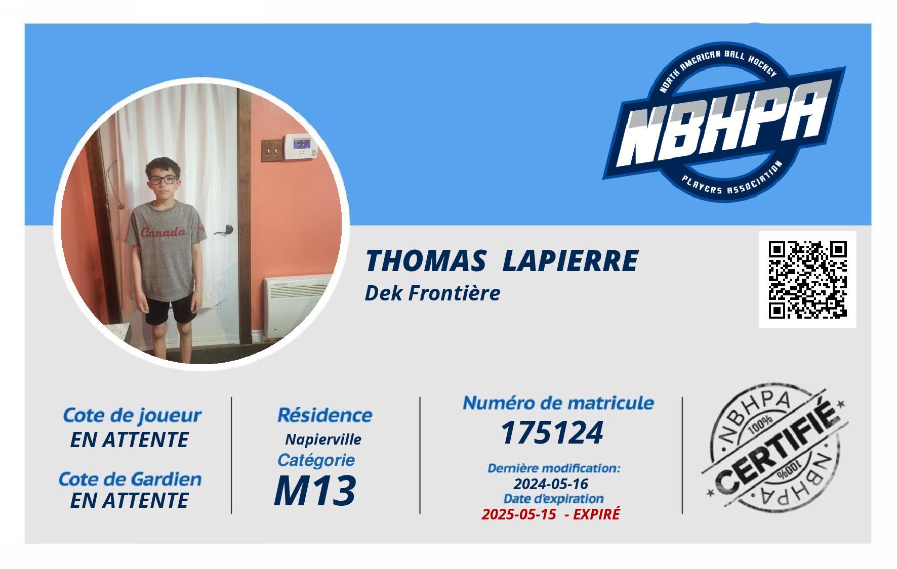 Thomas  Lapierre