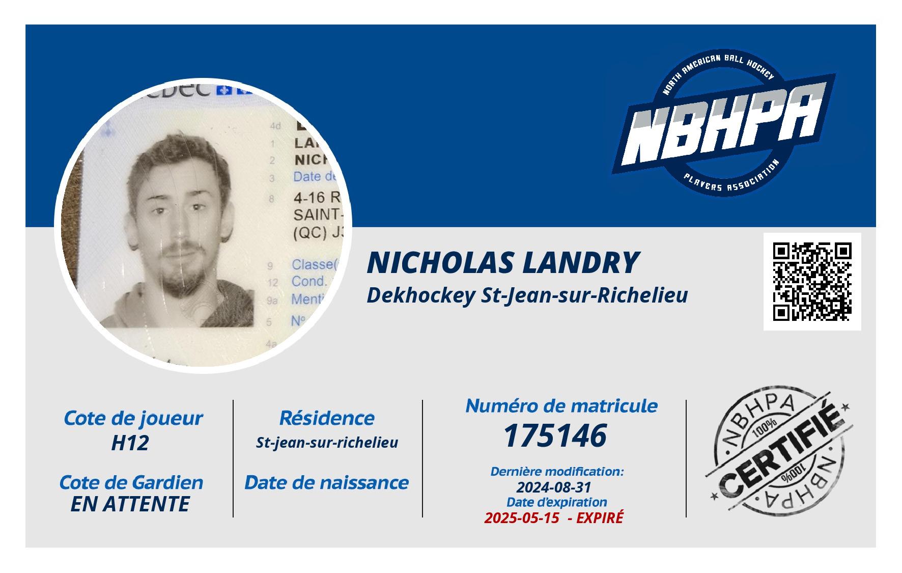 Nicholas Landry