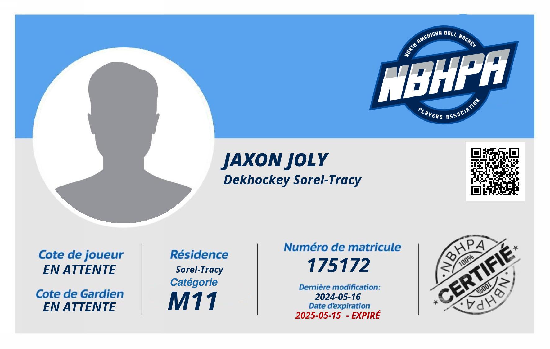 Jaxon Joly