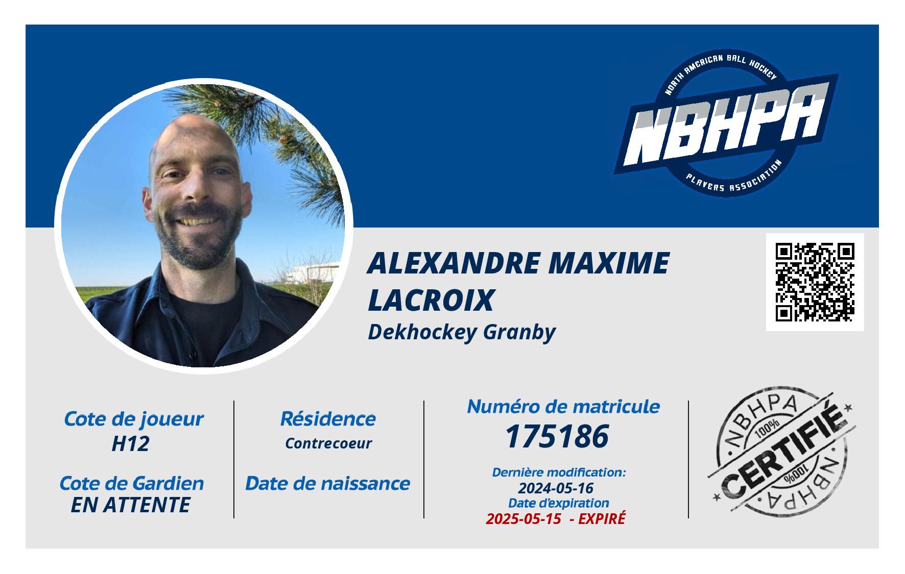 Alexandre Maxime Lacroix