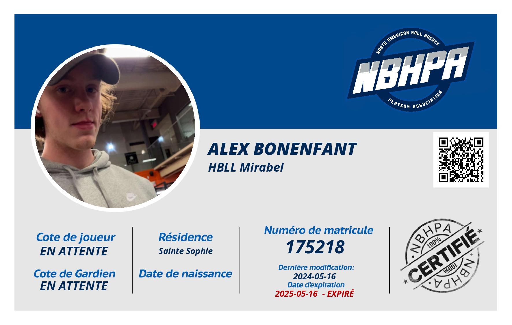 Alex Bonenfant 
