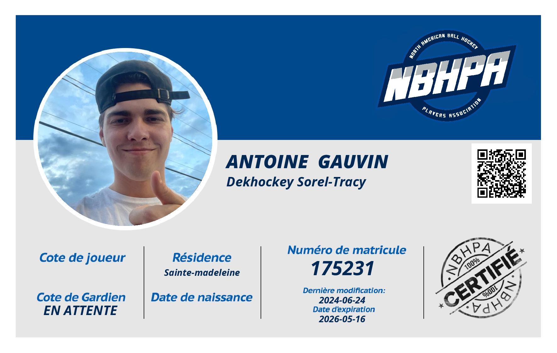 Antoine  Gauvin