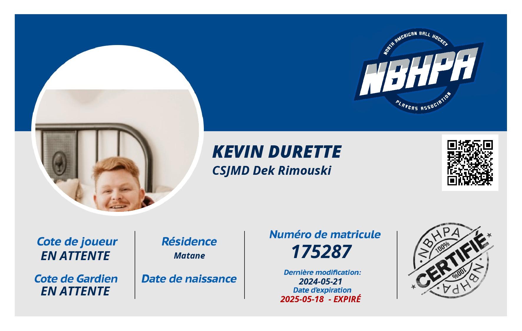 Kevin Durette 