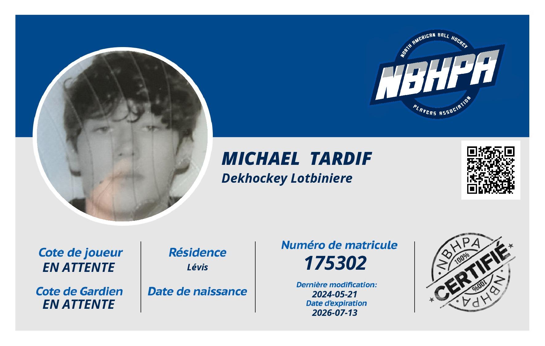 Michael  Tardif
