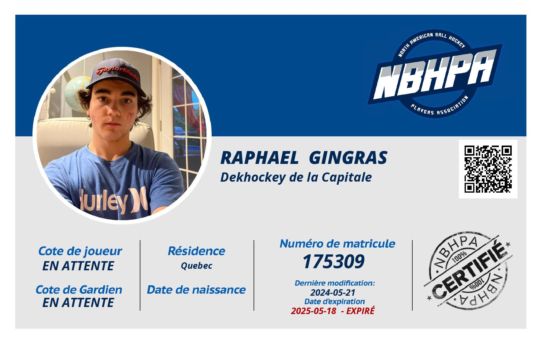 Raphael  Gingras