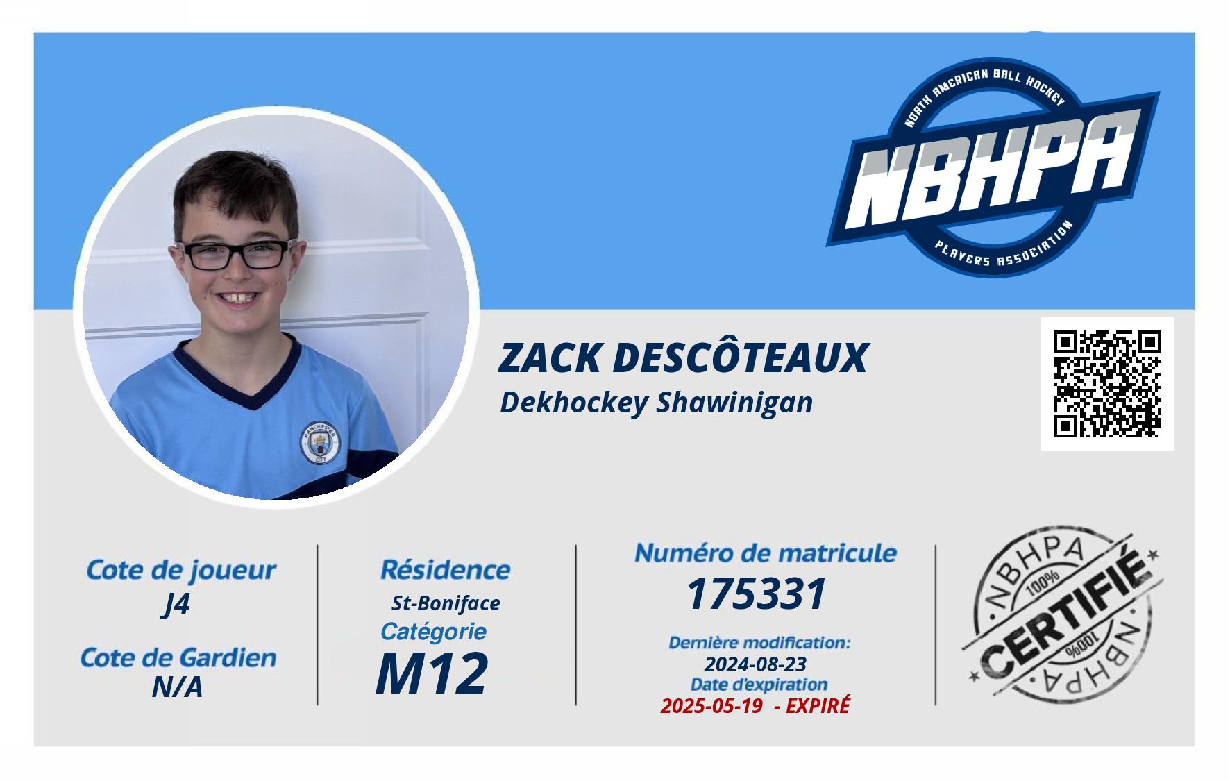 Zack Descôteaux