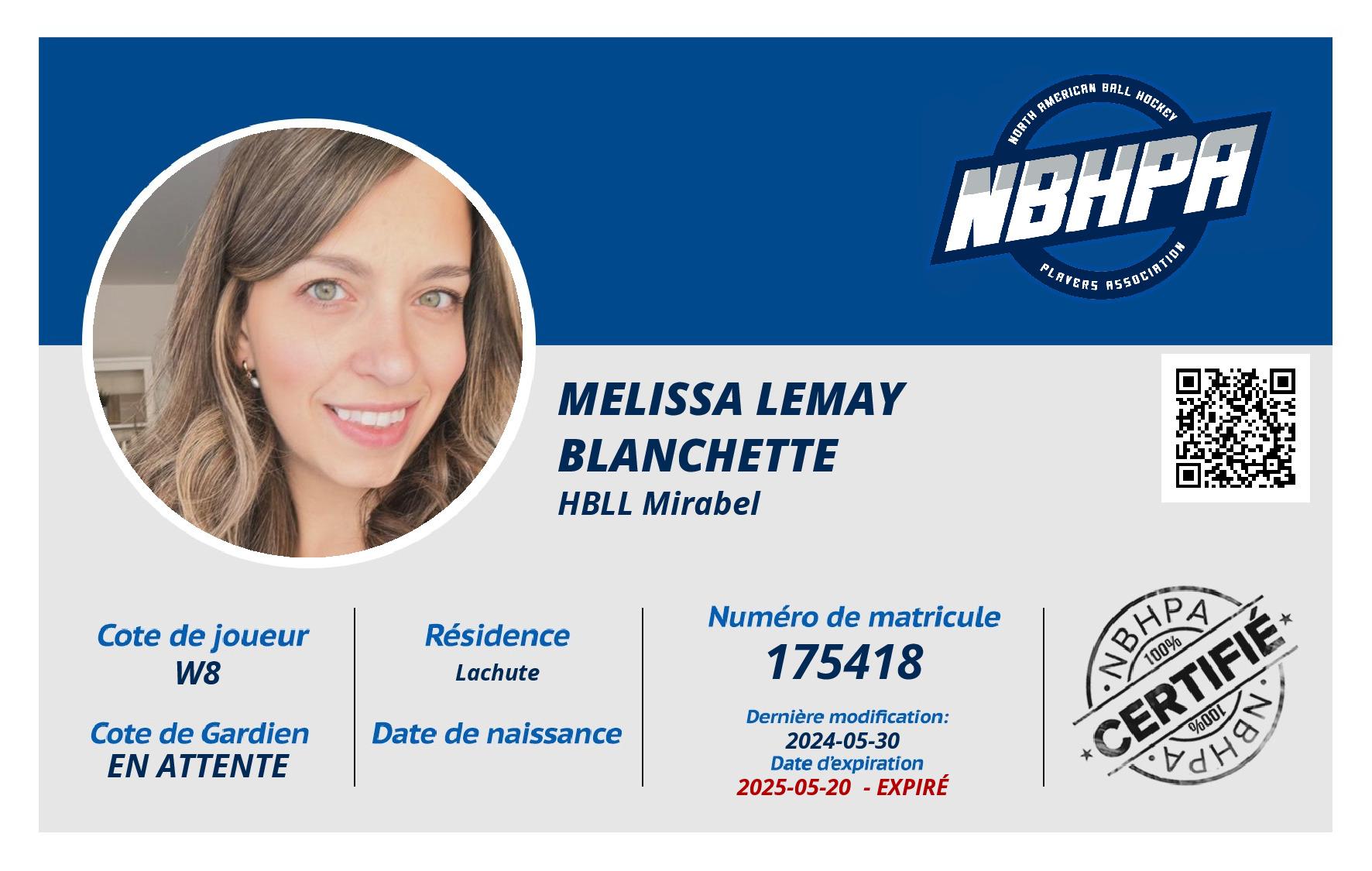 Melissa Lemay Blanchette