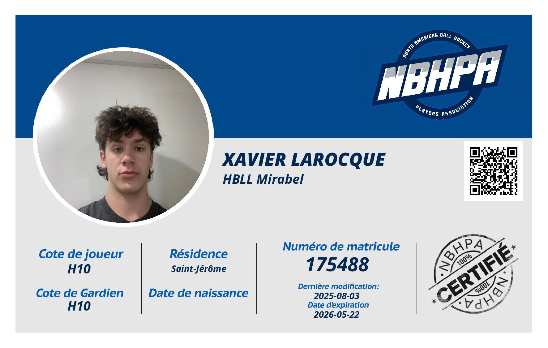 Xavier larocque 