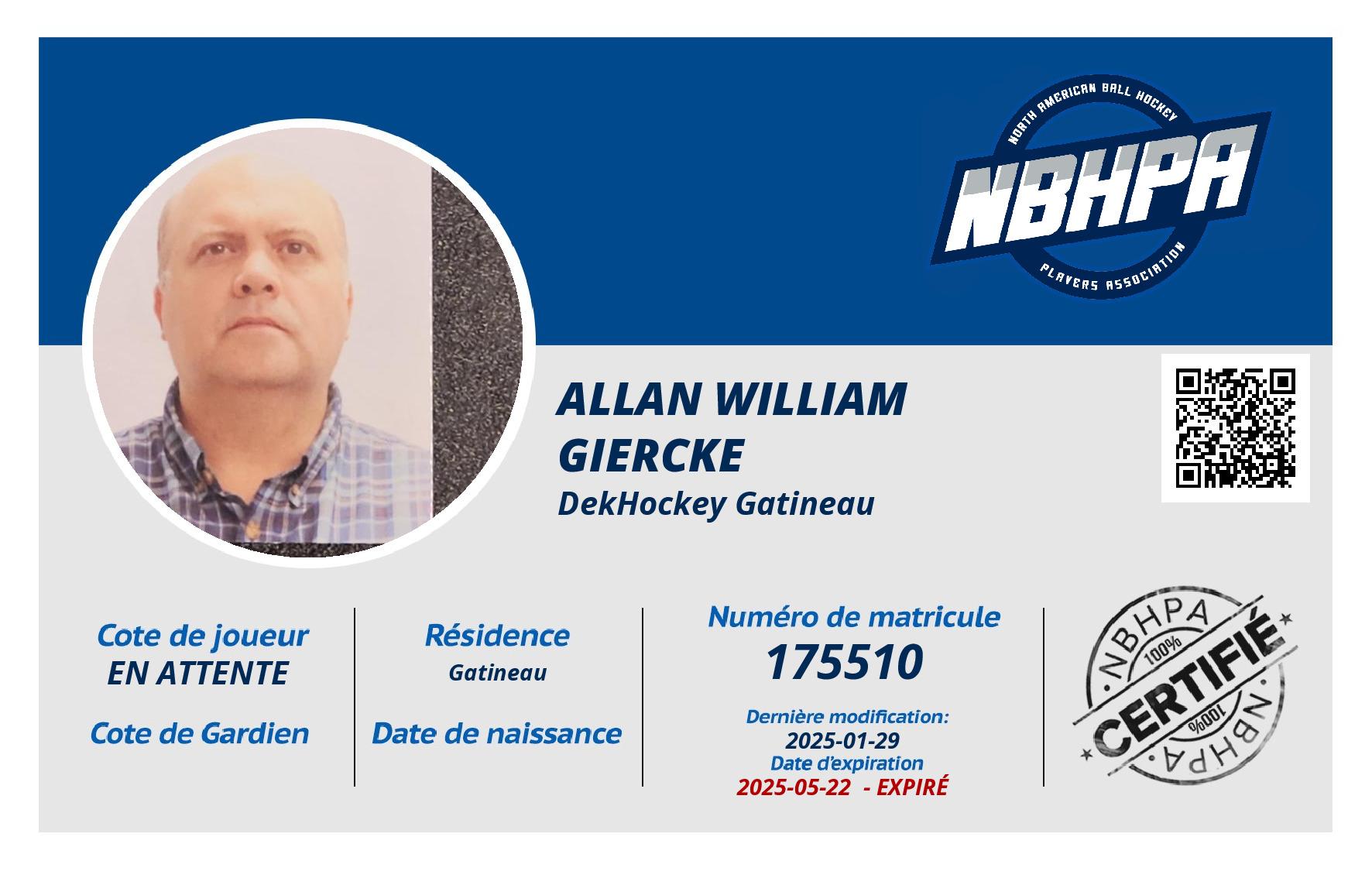 Allan William Giercke