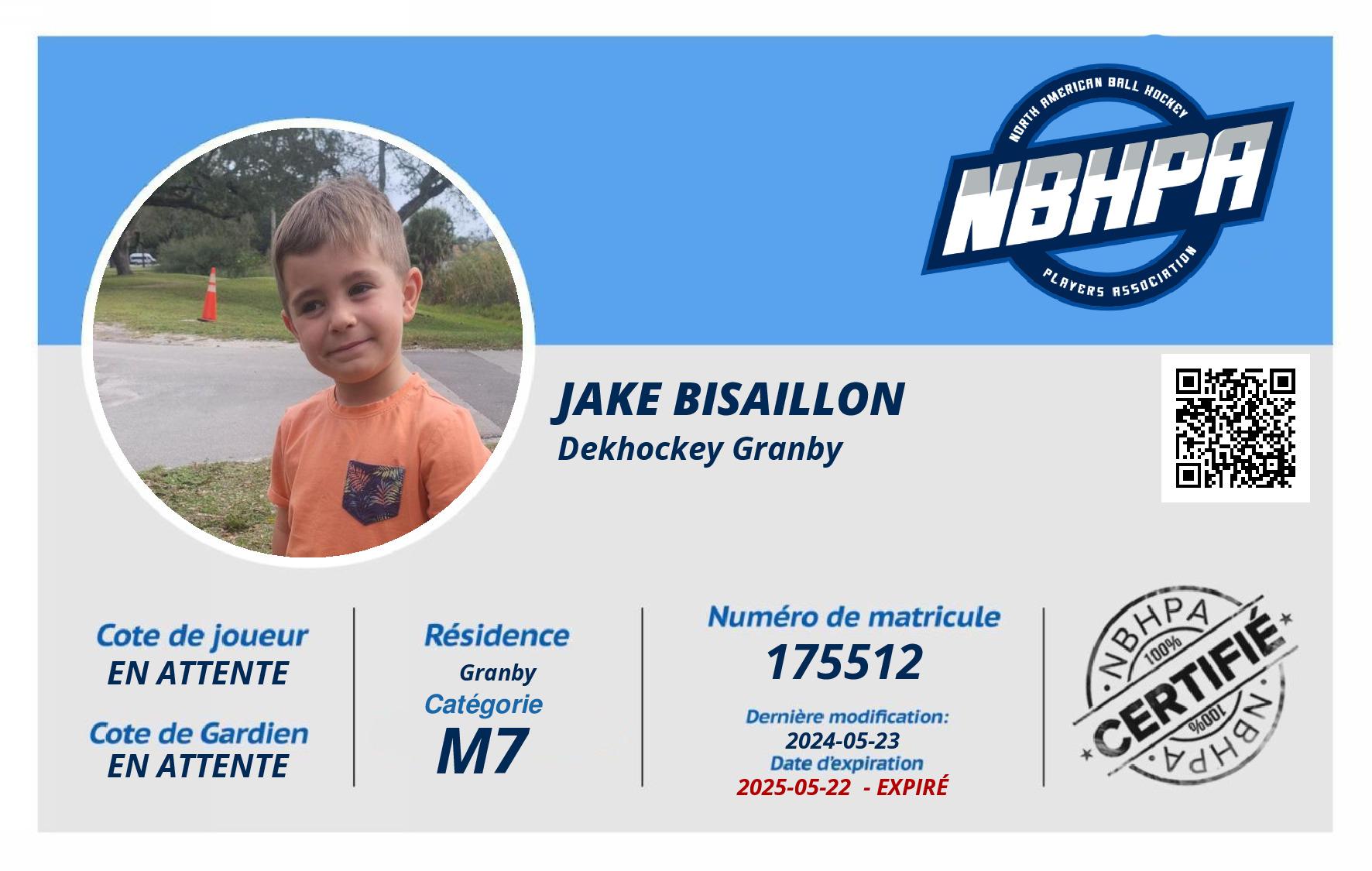 Jake Bisaillon 