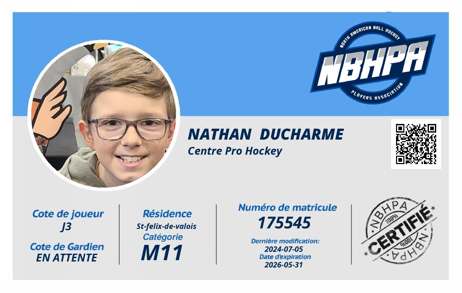 Nathan  Ducharme