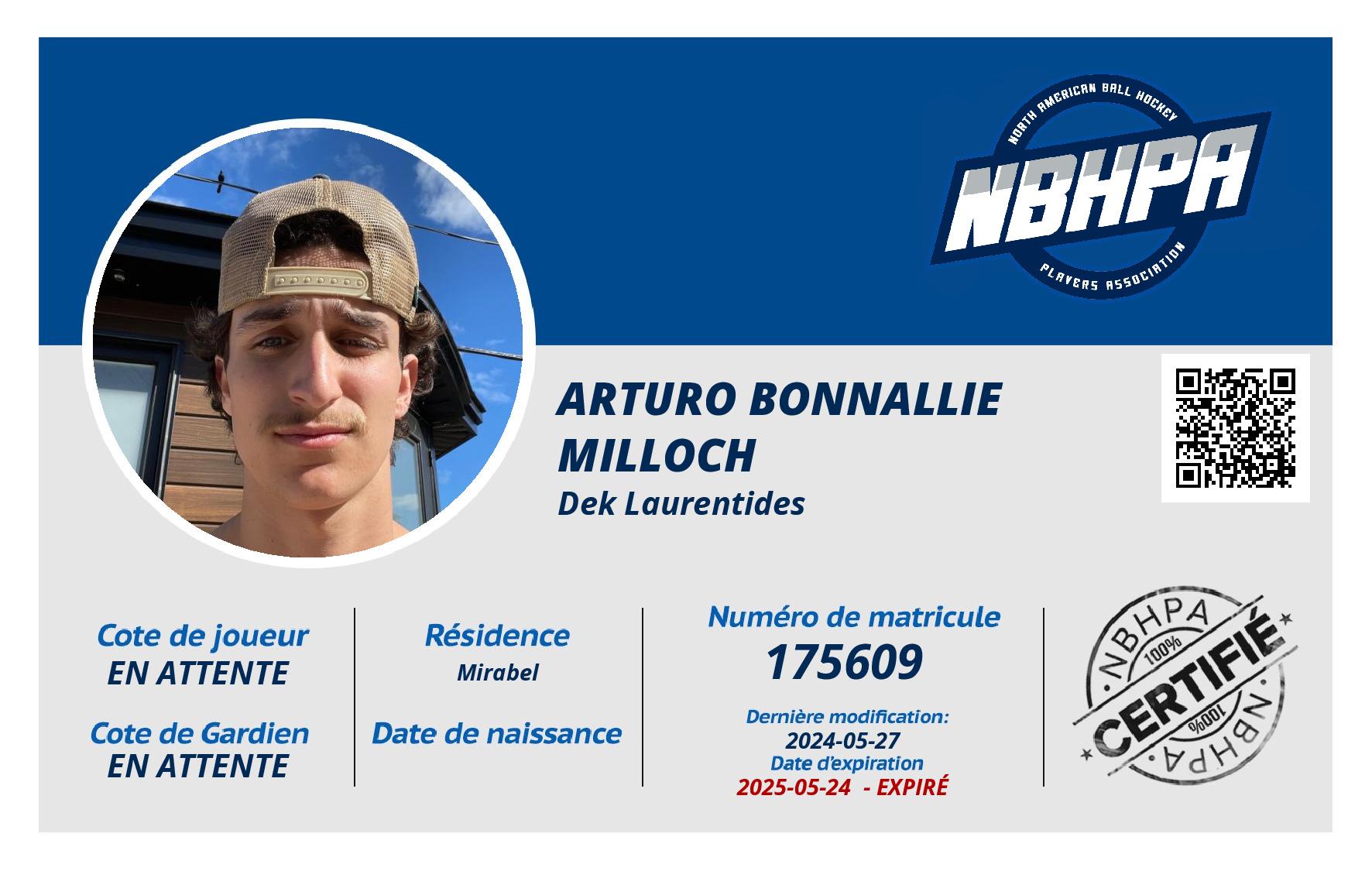 Arturo Bonnallie Milloch