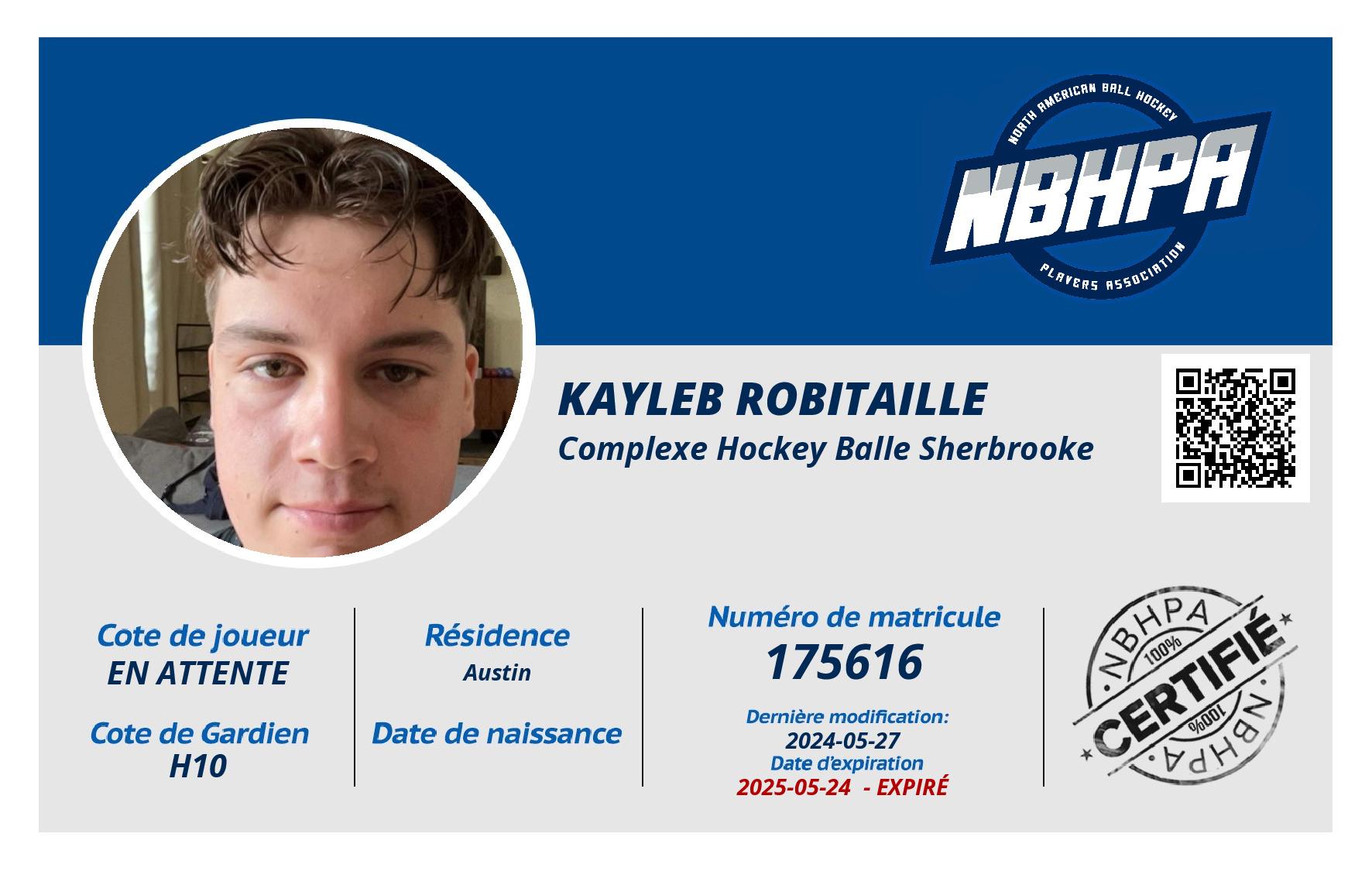Kayleb Robitaille