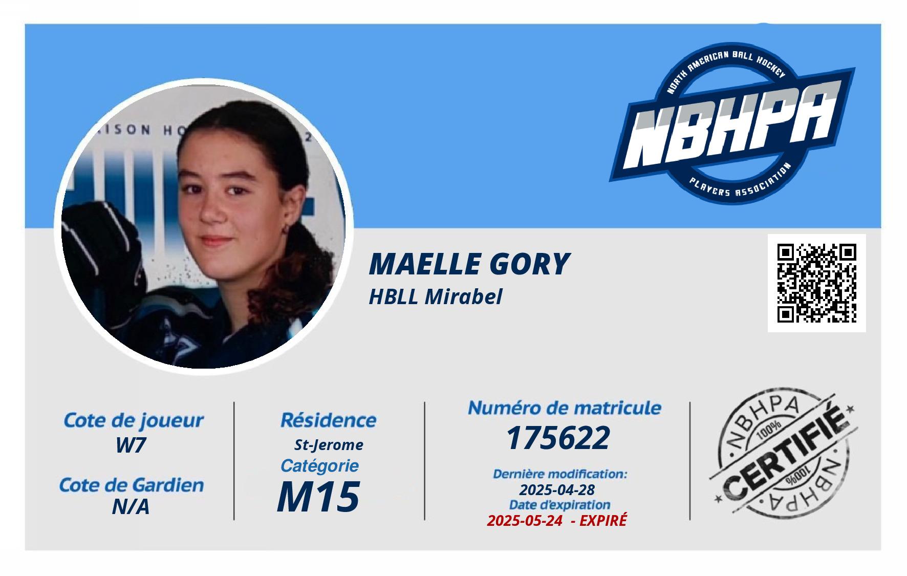 Maelle Gory