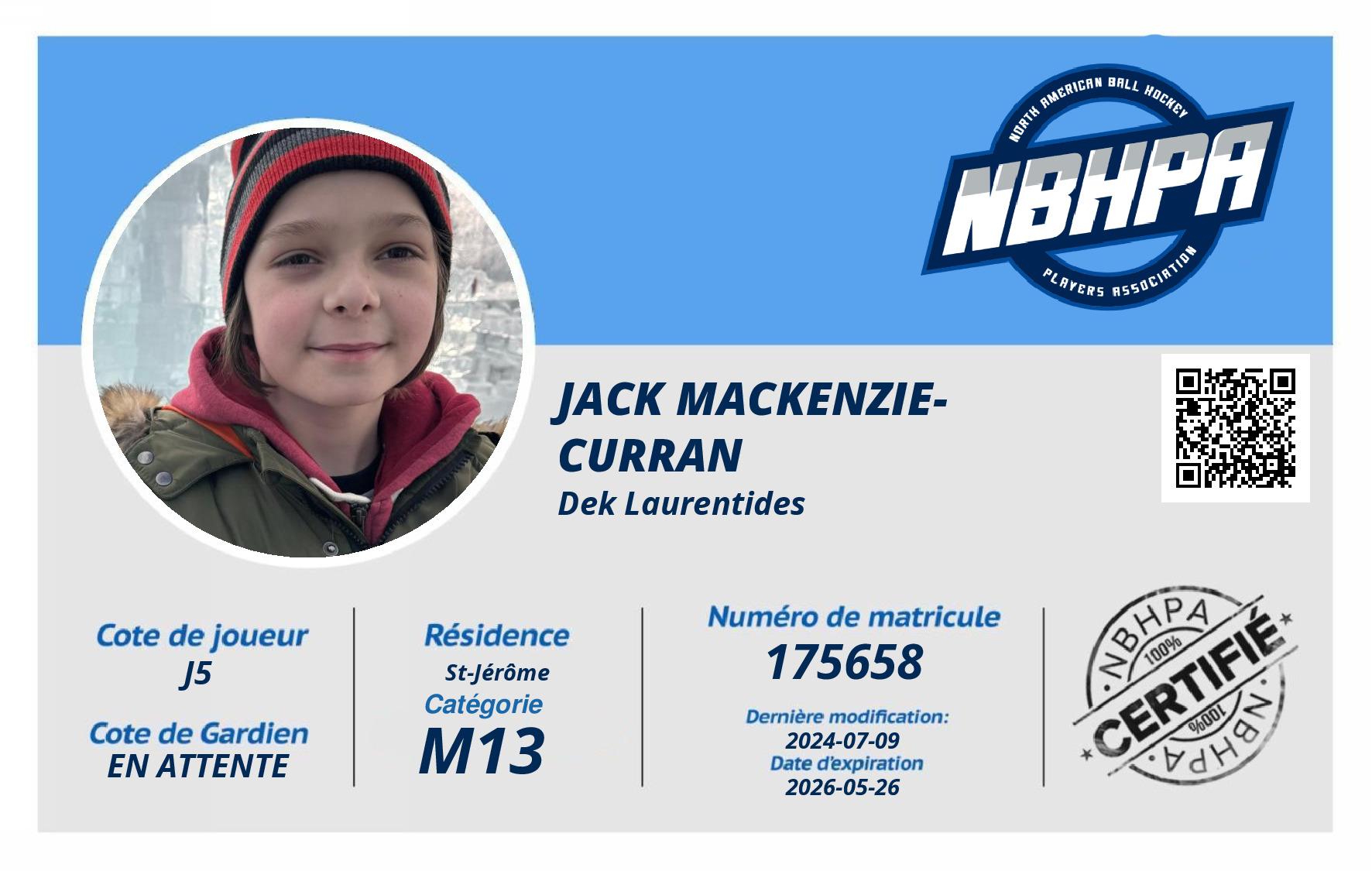 Jack Mackenzie-Curran