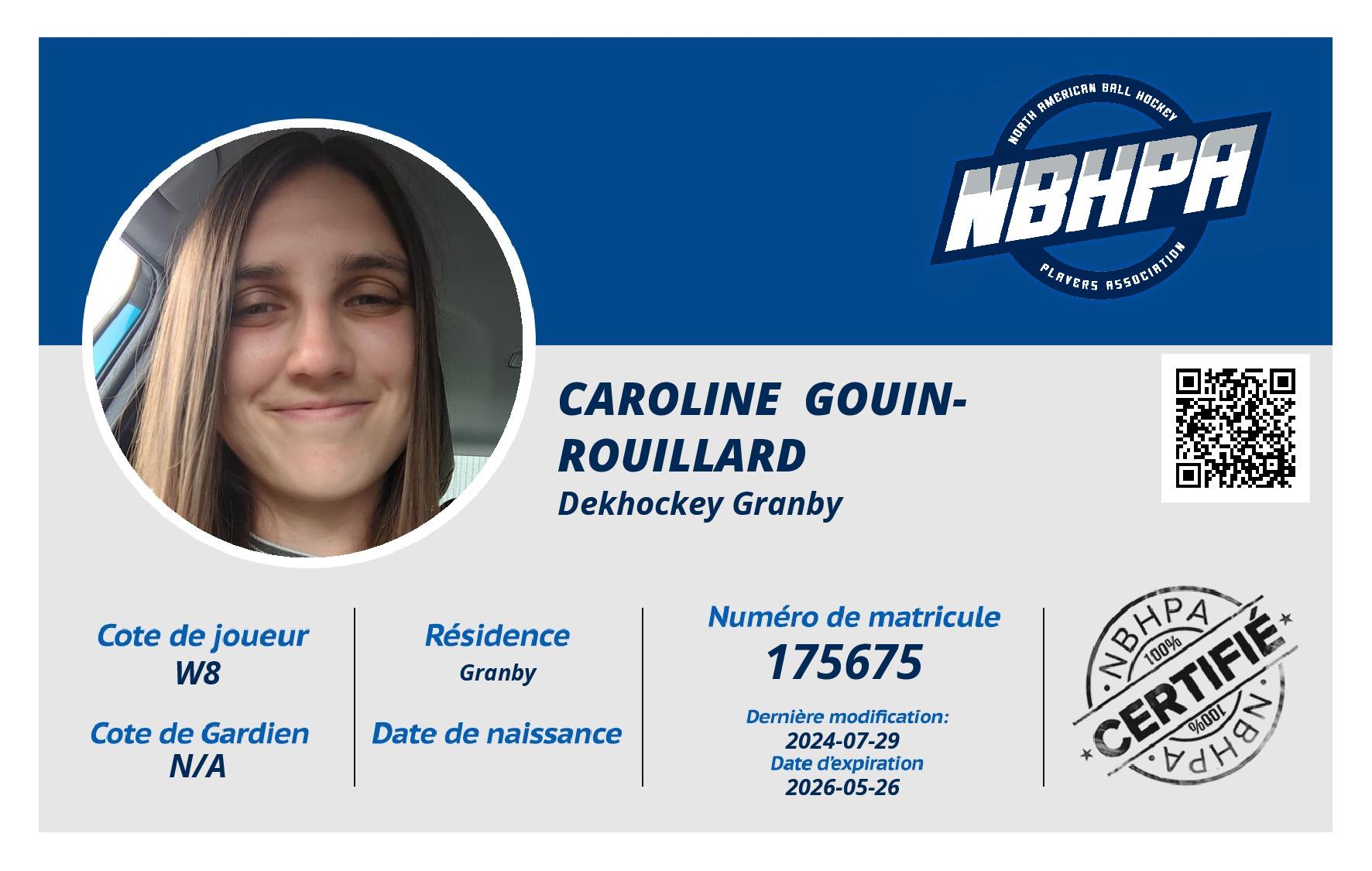 Caroline  Gouin-Rouillard