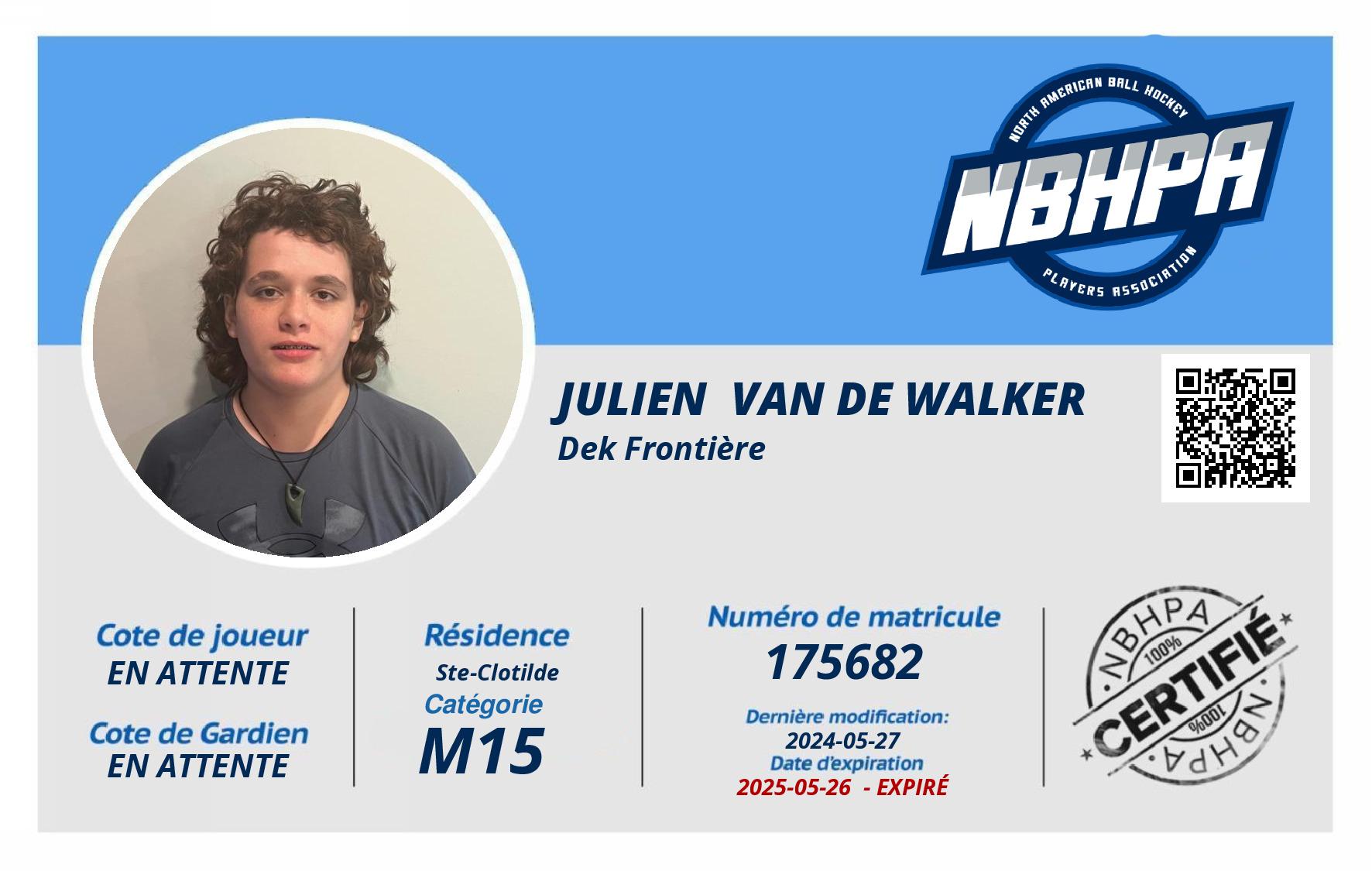Julien  Van De Walker
